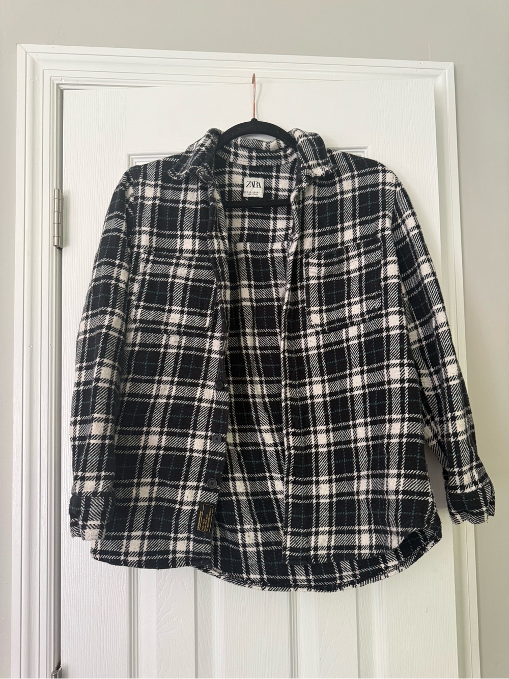Zara Plaid Shacket – Women’s Size S
